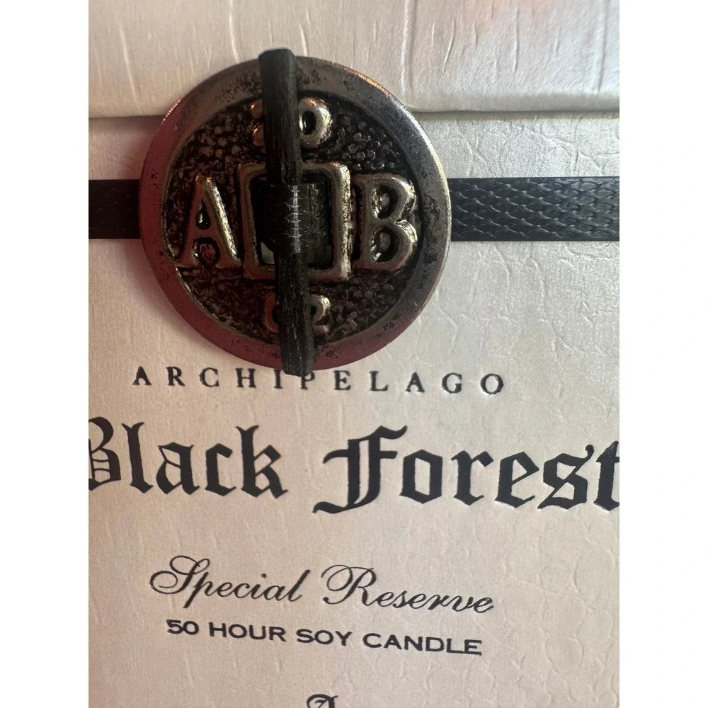 Archipelago Black‎ Forest Special Reserve Soy Candle Douglas Fir Ebony Wood
